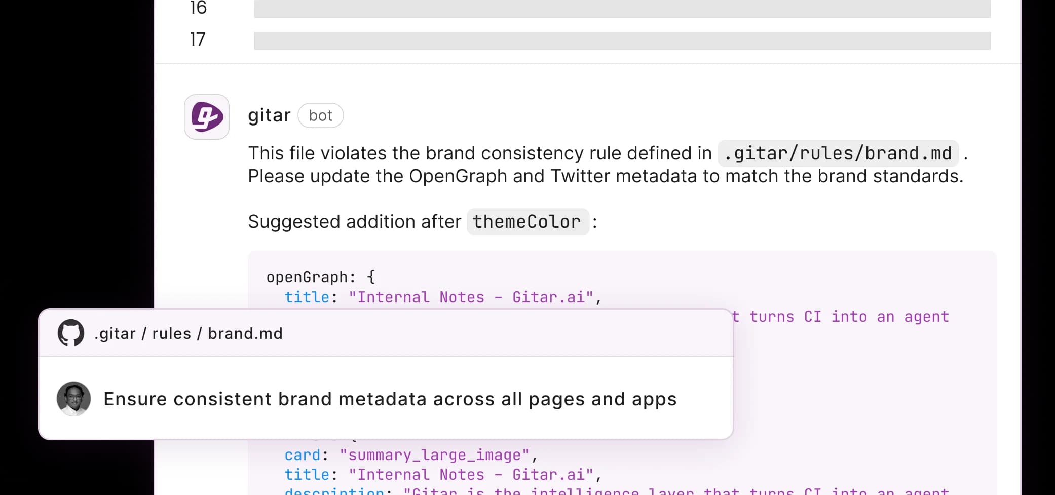 CI Feature