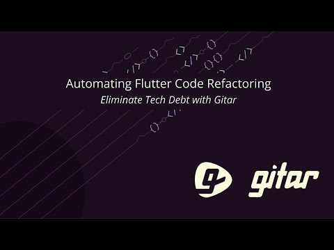 Automating Flutter Code Refactoring